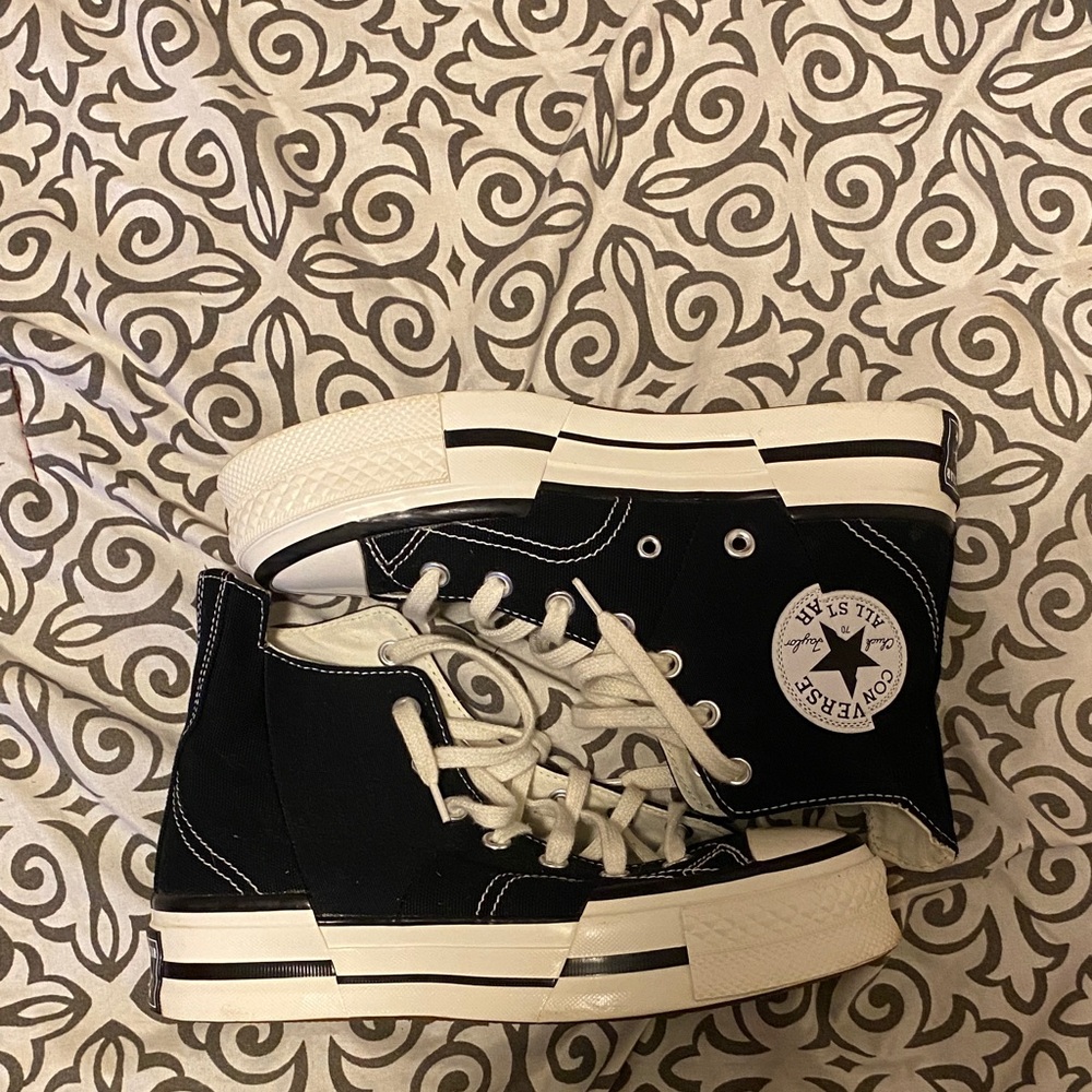 Converse Black and White High-Tops